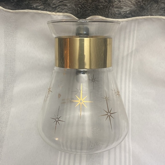 Mid Century Modern "Corning " atomic starburst glass carafe - Picture 11 of 16